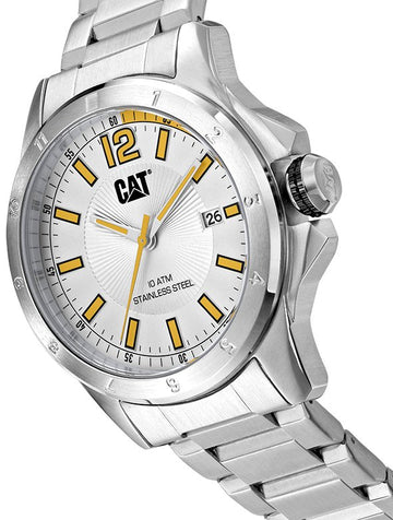 CAT Stainless Steel Big Twist 24 White Dial Men's Watch | YW.141.11.237 | Time Watch Specialists